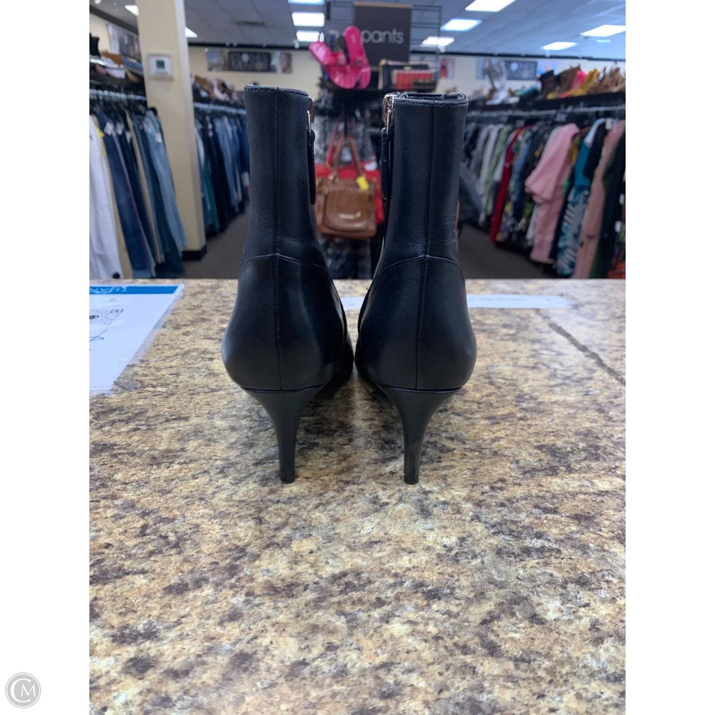 Boots Mid-calf Heels By Nine West In Black, Size: 8