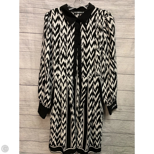 Dress Designer By Karl Lagerfeld In Black & White, Size: 8