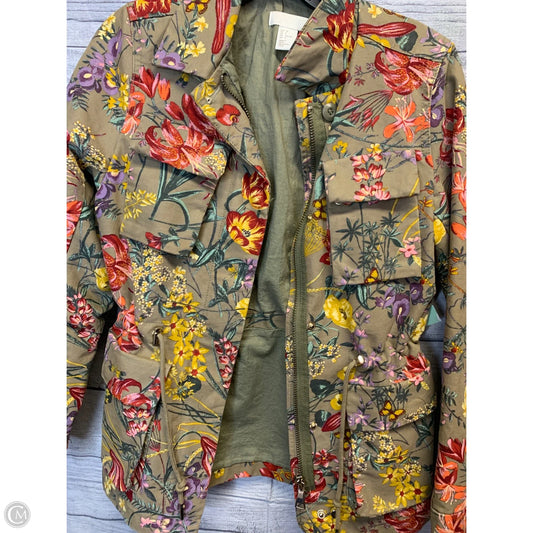 Jacket Other By H&m In Floral Print, Size: 2
