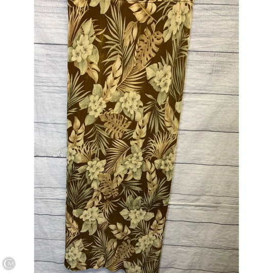 Skirt Maxi By Easy Spirit In Brown & Cream, Size: 1x