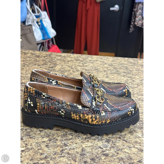 Shoes Flats By Sam Edelman In Snakeskin Print, Size: 8