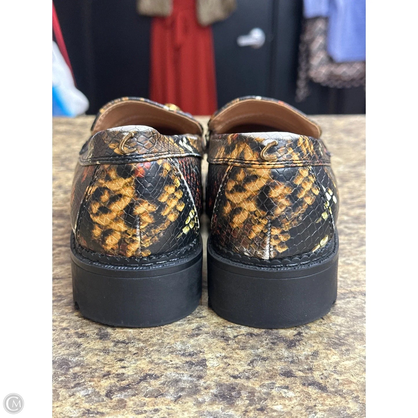 Shoes Flats By Sam Edelman In Snakeskin Print, Size: 8