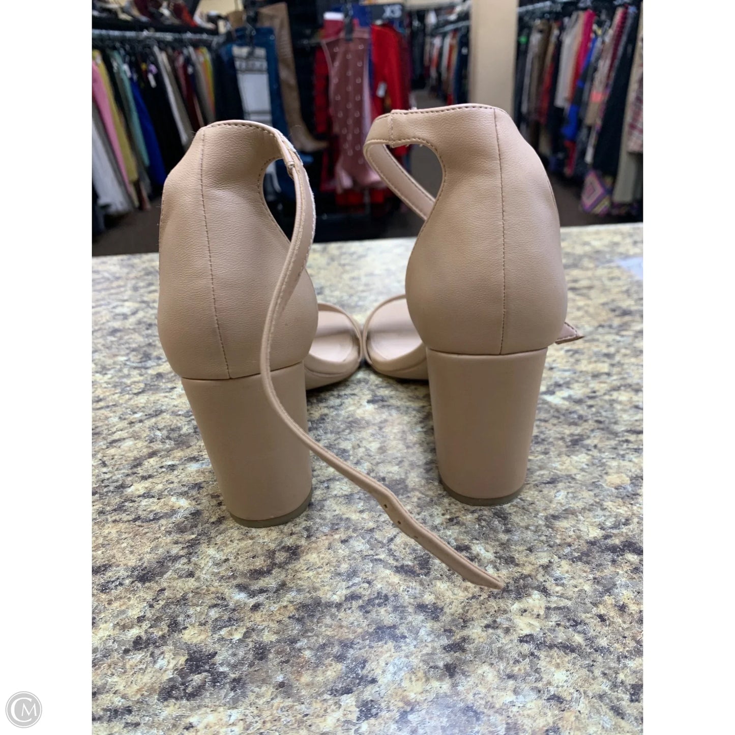 Shoes Heels Block By Michael Shannon In Beige, Size: 8.5