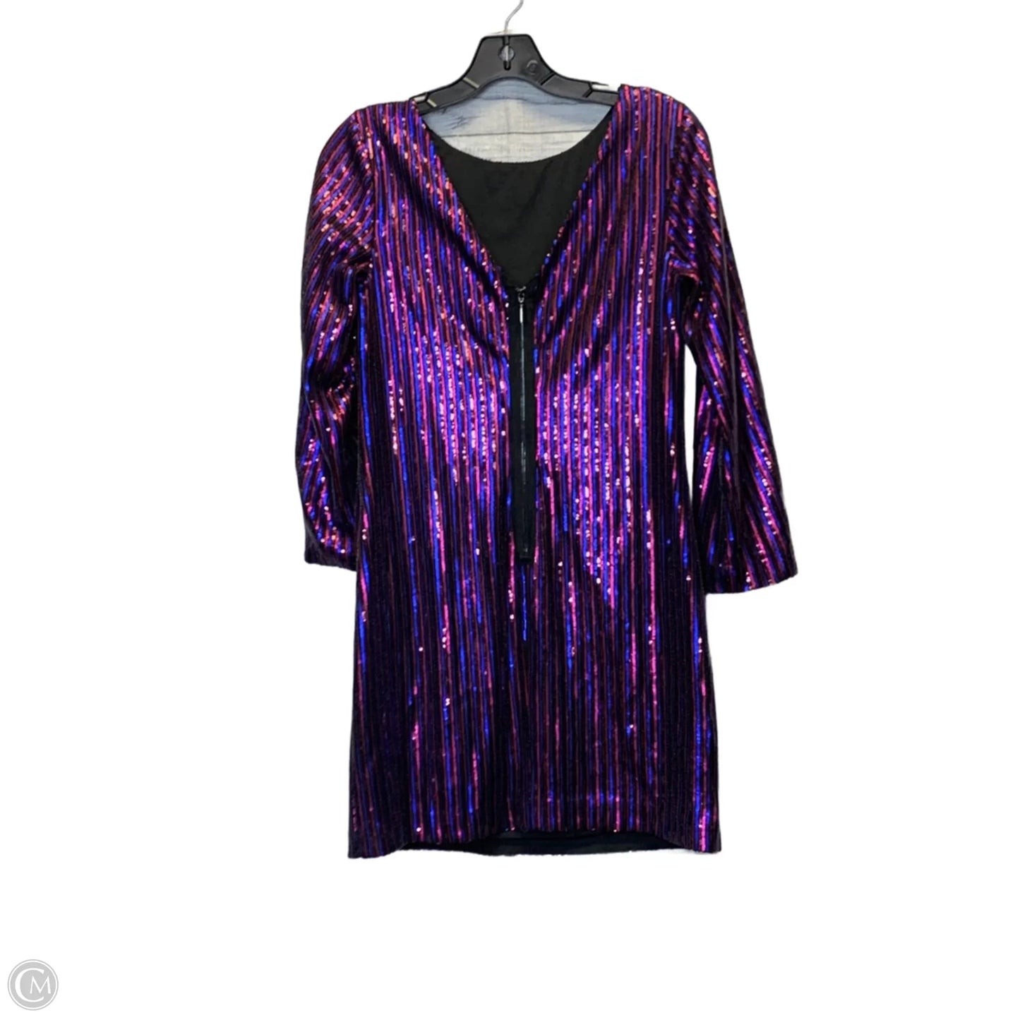 Dress Party Midi By Trina By Trina Turk In Pink & Purple, Size: 4