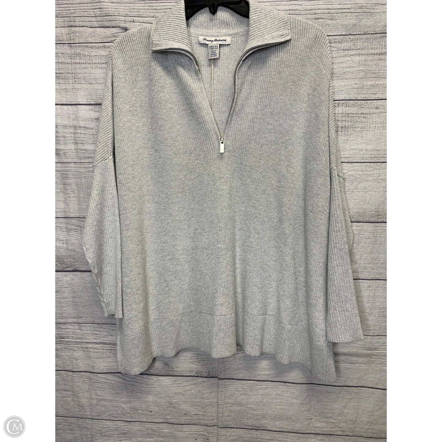 Sweater By Tommy Bahama In Grey, Size: Xs