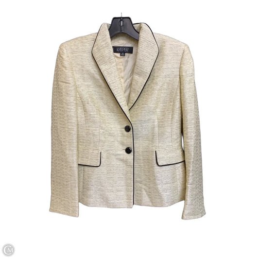 Blazer By Kasper In Cream, Size: 4