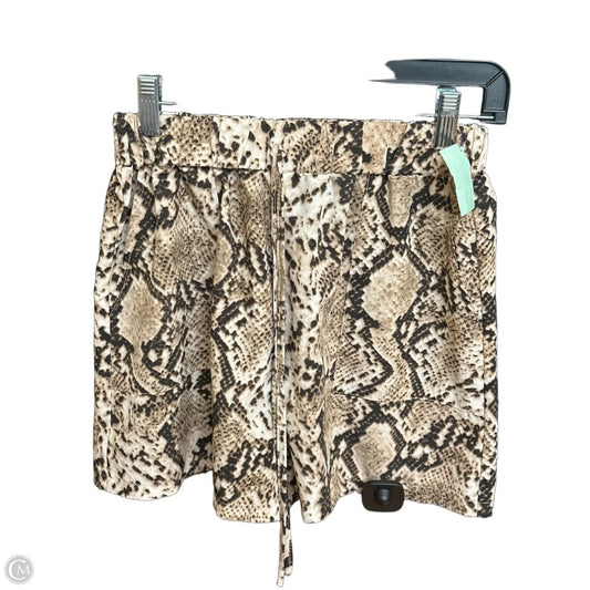 Shorts By Shein In Snakeskin Print, Size: M