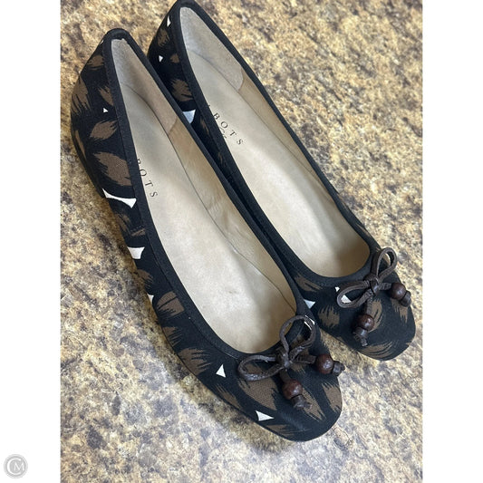 Shoes Flats By Talbots In Black & Brown, Size: 9.5