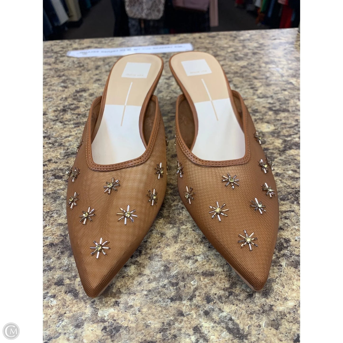 Shoes Heels Kitten By Dolce Vita In Brown, Size: 9.5