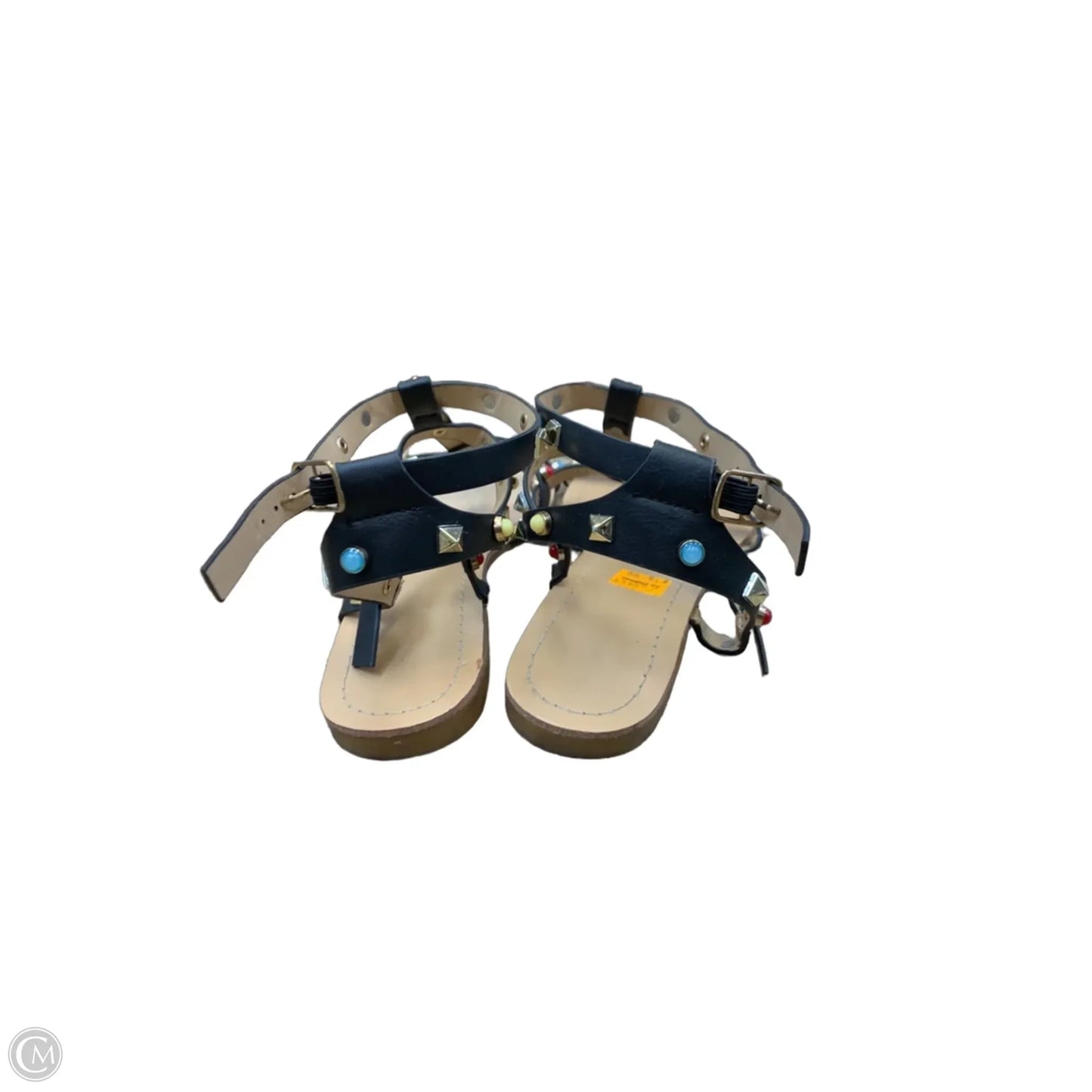 Sandals Flats By Anna In Black, Size: 7