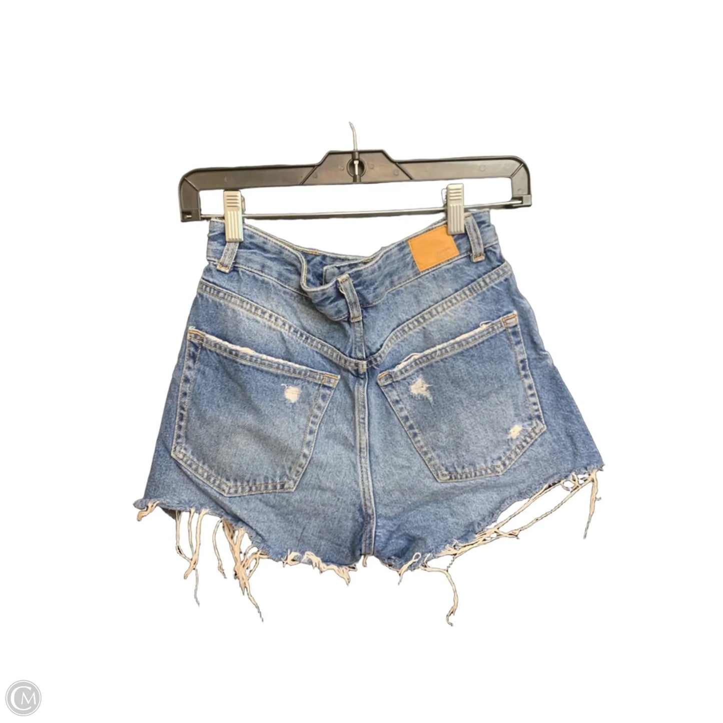 Shorts By Bershka In Blue Denim, Size: S
