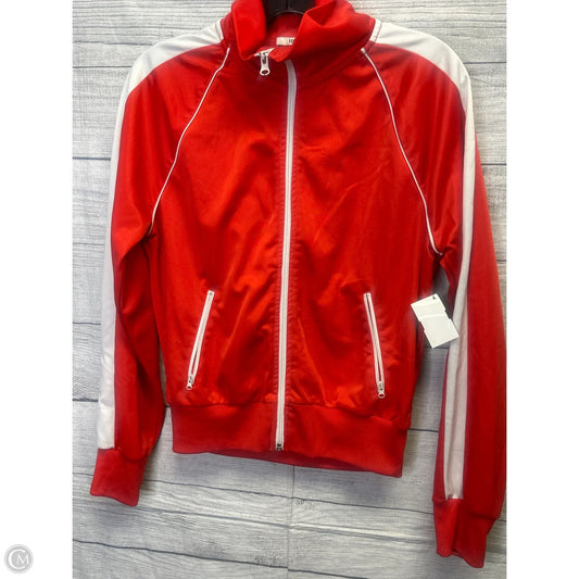Jacket Windbreaker By Forever 21 In Red, Size: m
