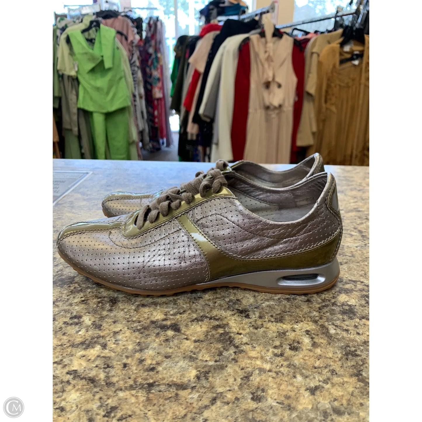 Shoes Athletic By Cole-haan In Gold, Size: 8
