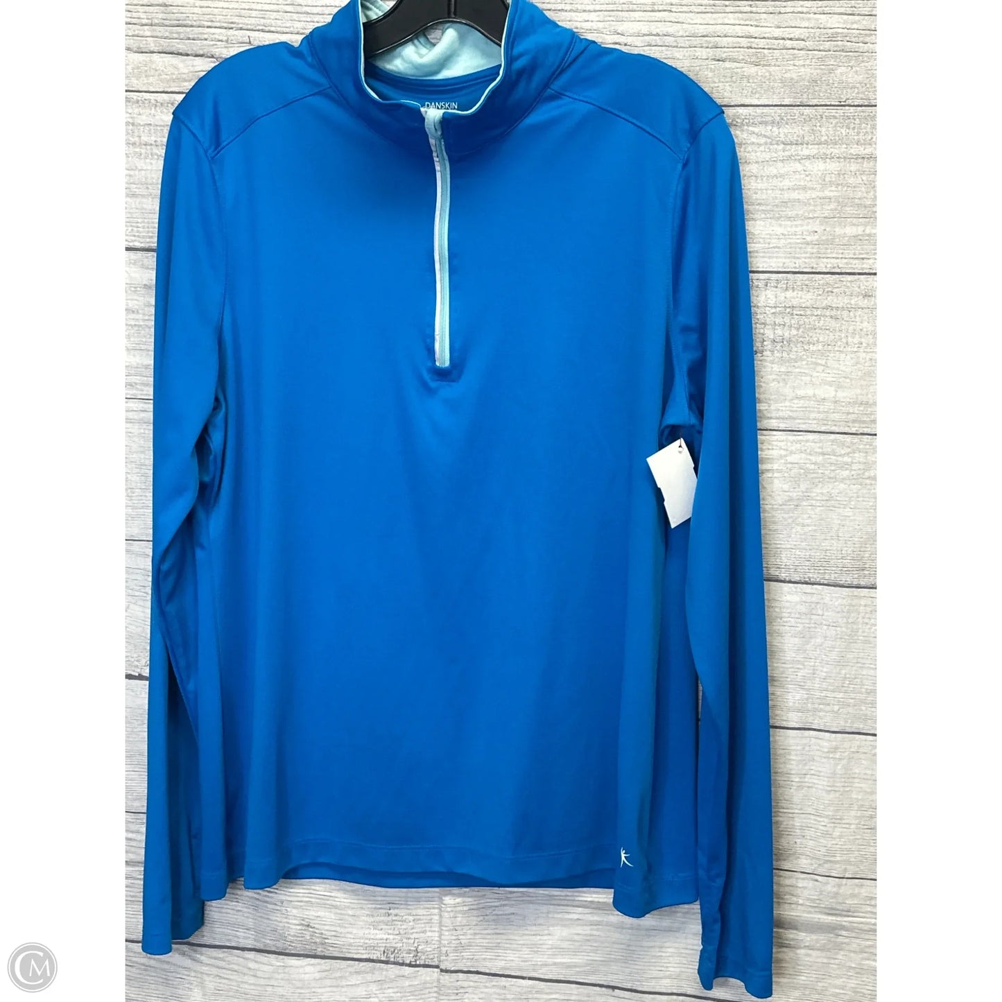 Athletic Jacket By Danskin In Blue, Size: Xl