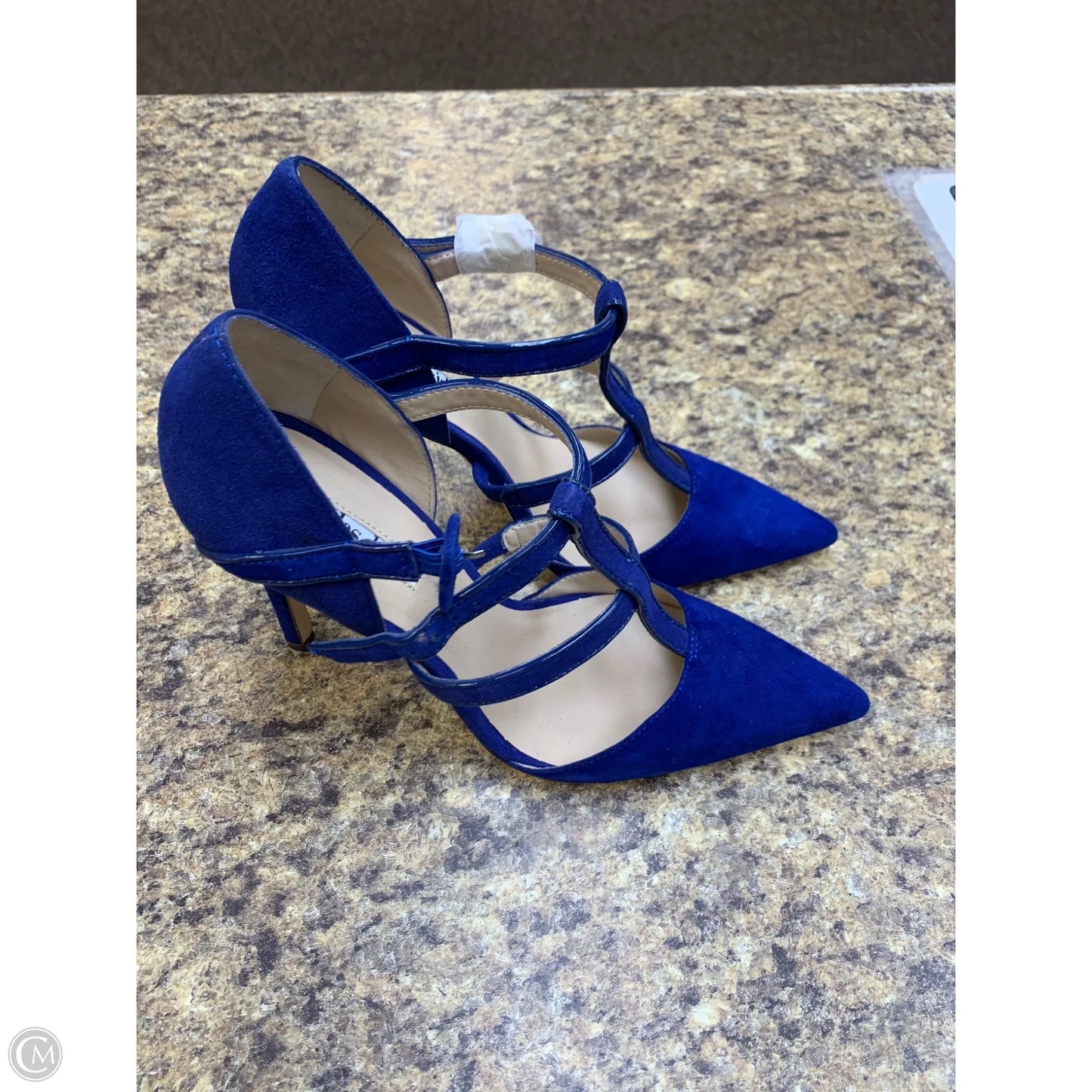Shoes Heels Stiletto By Charles David In Blue, Size: 8