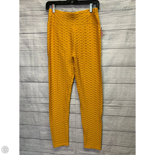 Pants Leggings By Clothes Mentor In Gold, Size: L