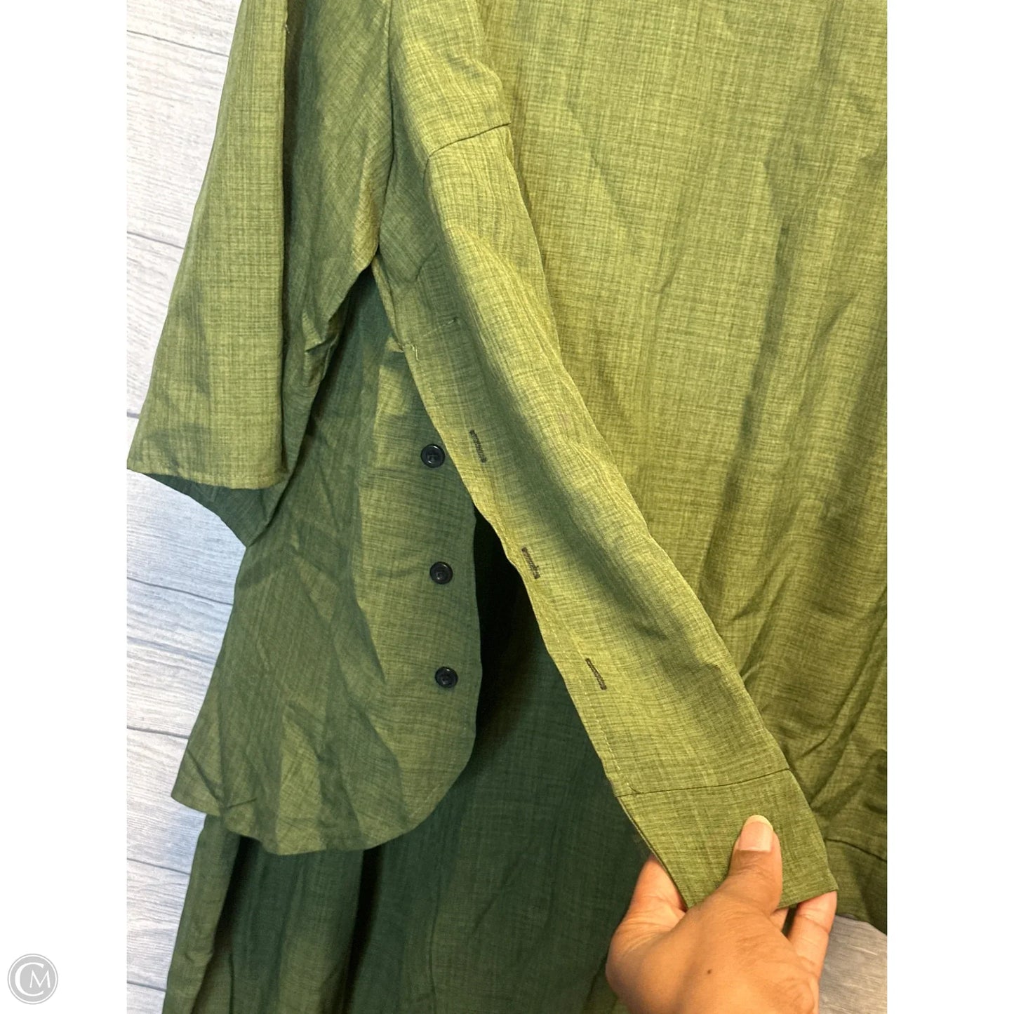 Pants Set 2pc By Emery Rose In Green, Size: 3x