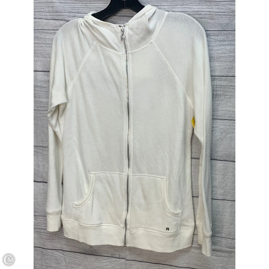Jacket Fleece By Victorias Secret In Cream, Size: M
