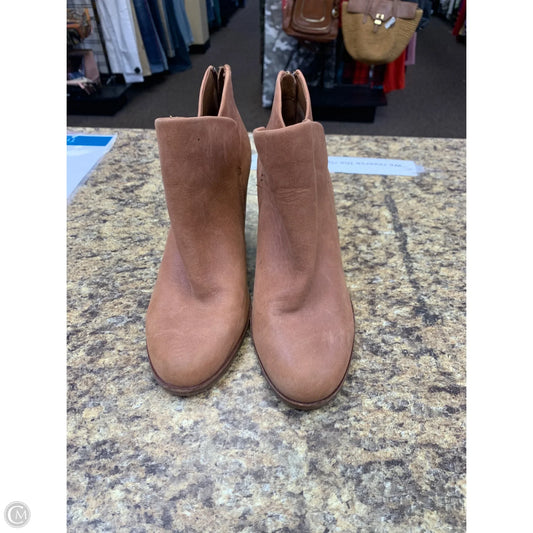 Boots Ankle Heels By Gianni Bini In Brown, Size: 8