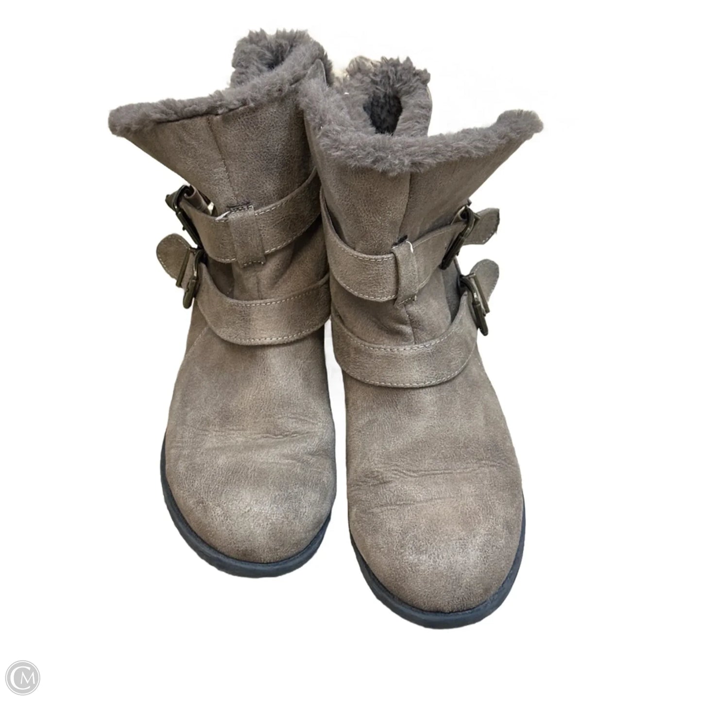 Boots Ankle Flats By White Mountain In Brown, Size: 10