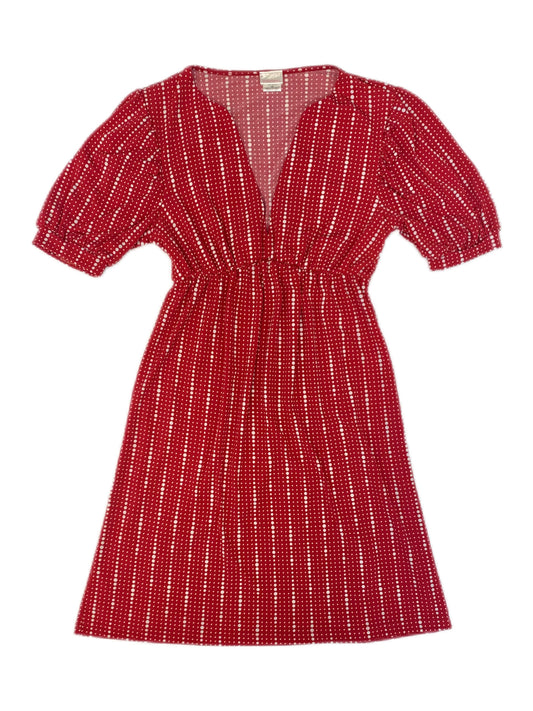 Dress Casual Short By Cmf In Red, Size: Xs