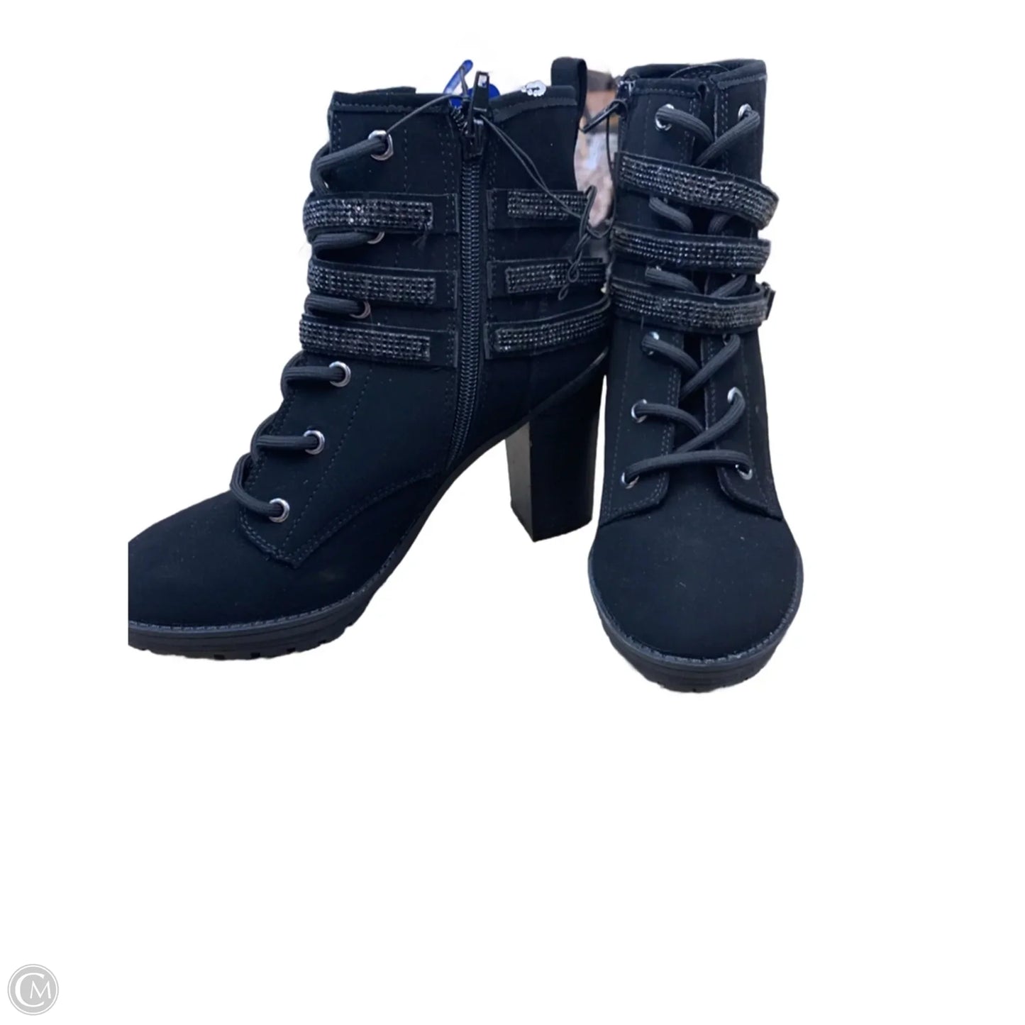 Boots Ankle Heels By Andiano In Black, Size: 7.5