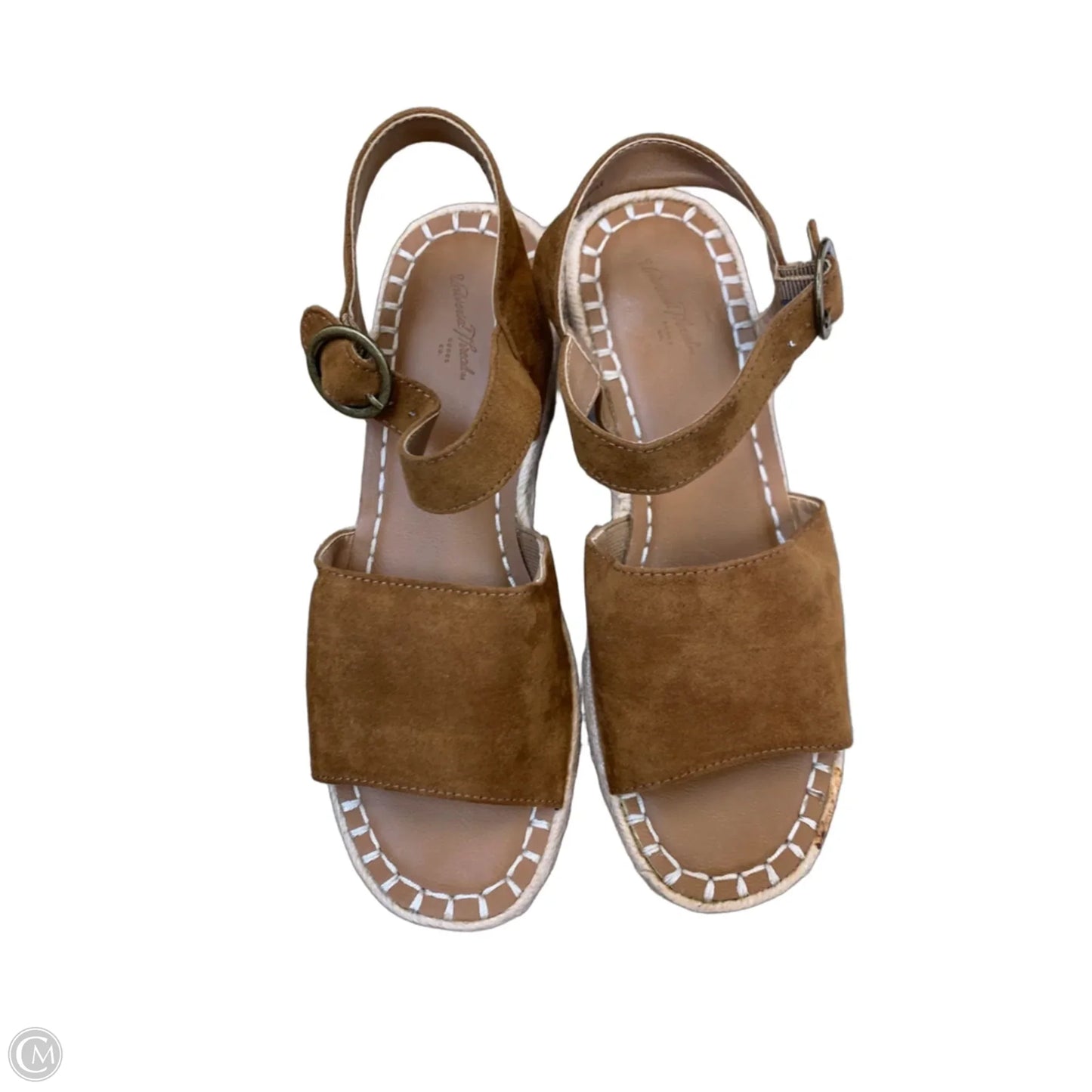 Sandals Heels Platform By Universal Thread In Brown, Size: 7.5