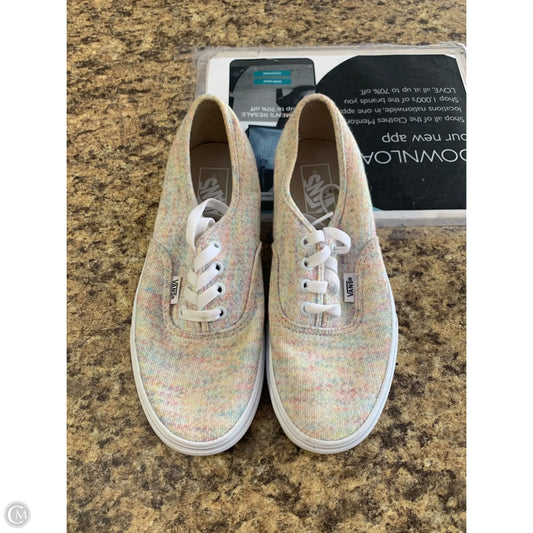 Shoes Athletic By Vans In Multi-colored, Size: 7.5