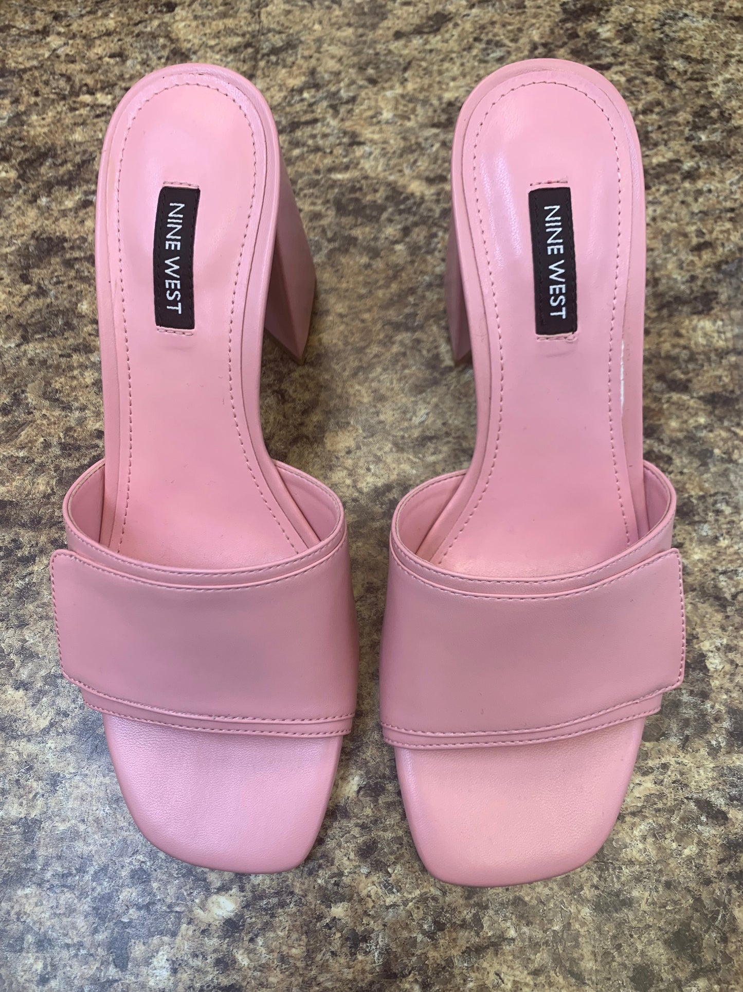 Shoes Heels Block By Nine West In Pink, Size: 8