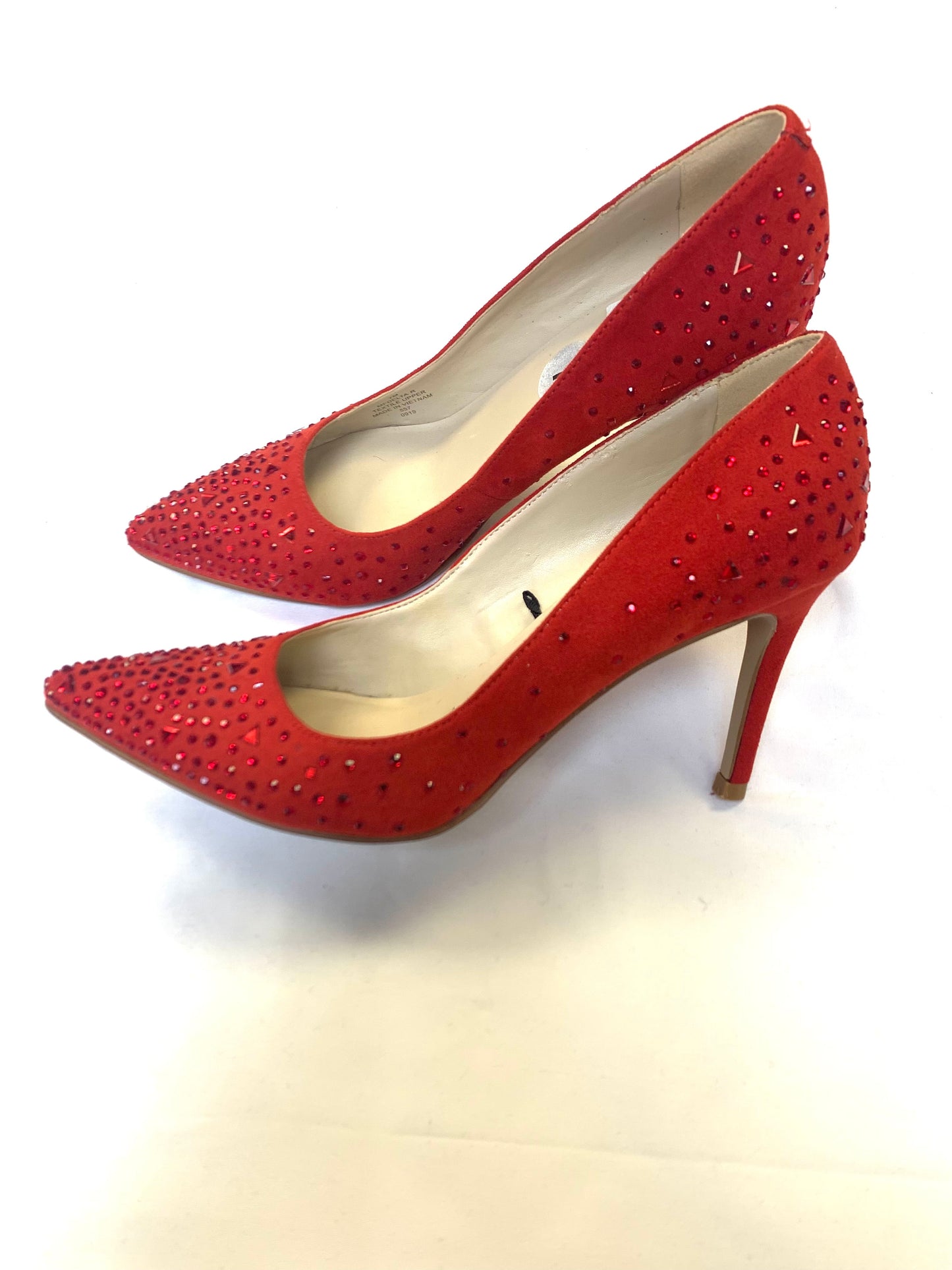 Shoes Heels Kitten By Marc Fisher In Red, Size: 7