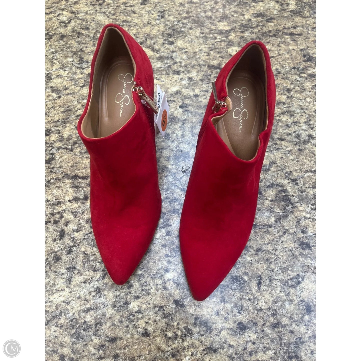 Shoes Heels Kitten By Jessica Simpson In Red, Size: 9.5
