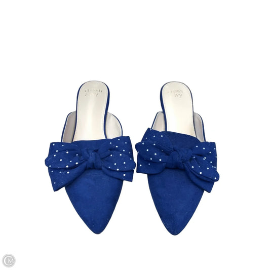 Shoes Flats By Crown And Ivy In Blue, Size: 8.5
