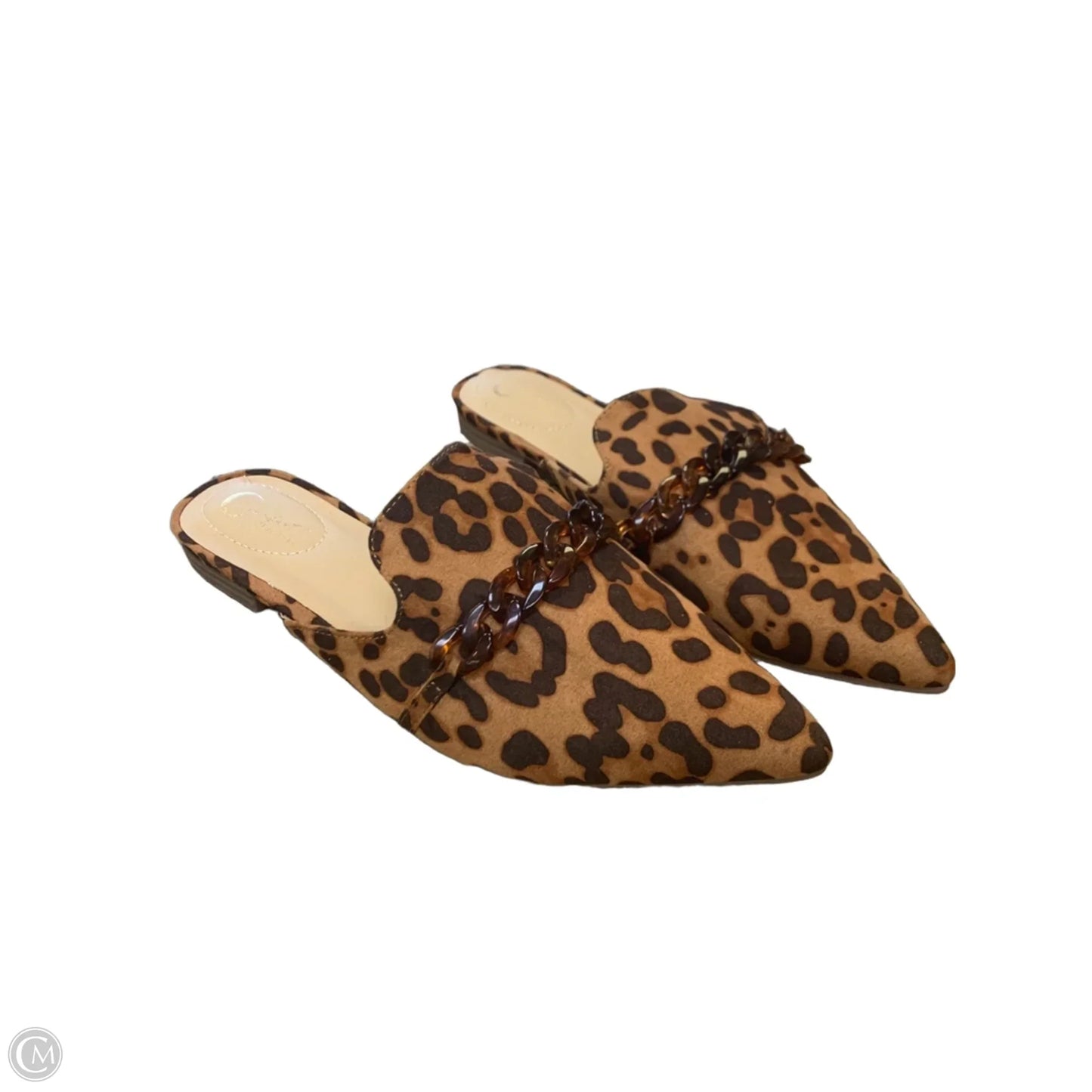 Shoes Flats By Comfort Casual In Animal Print, Size: 8