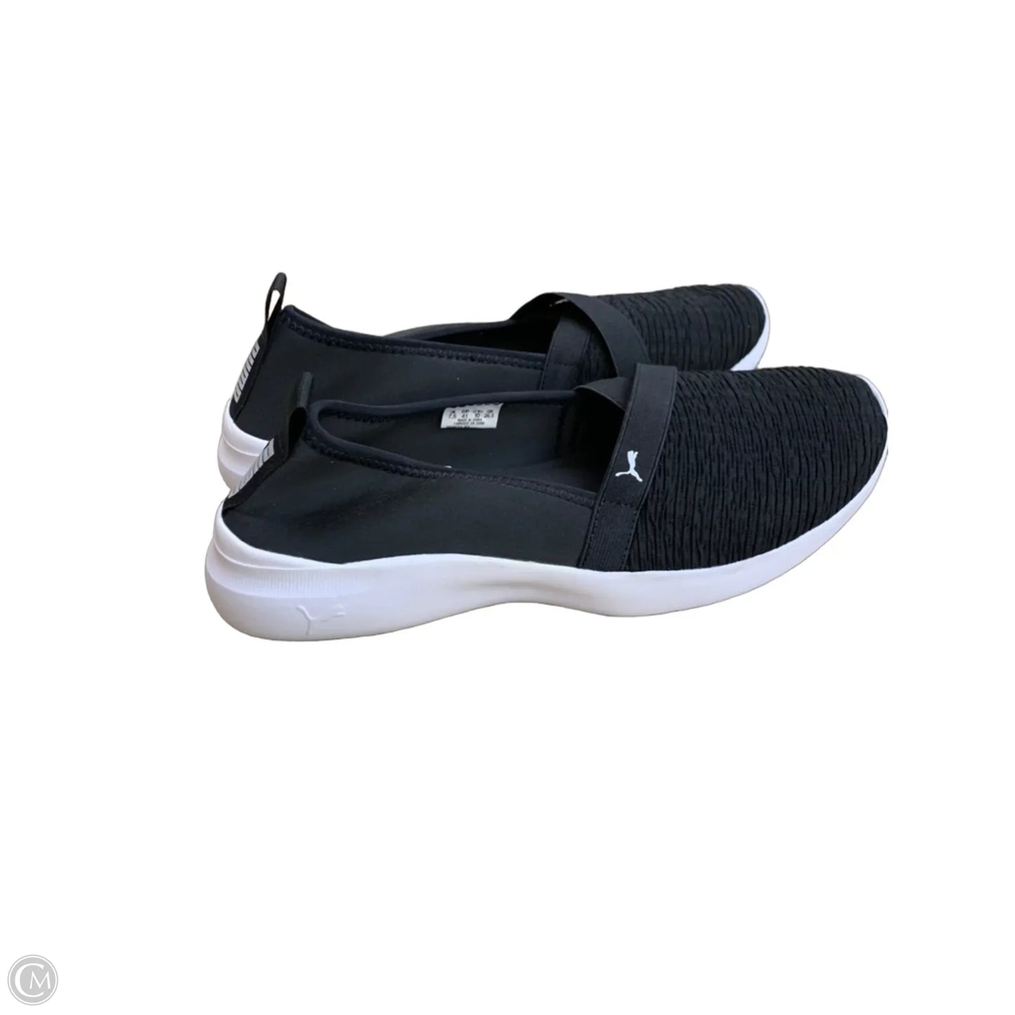 Shoes Flats By Puma In Black, Size: 10