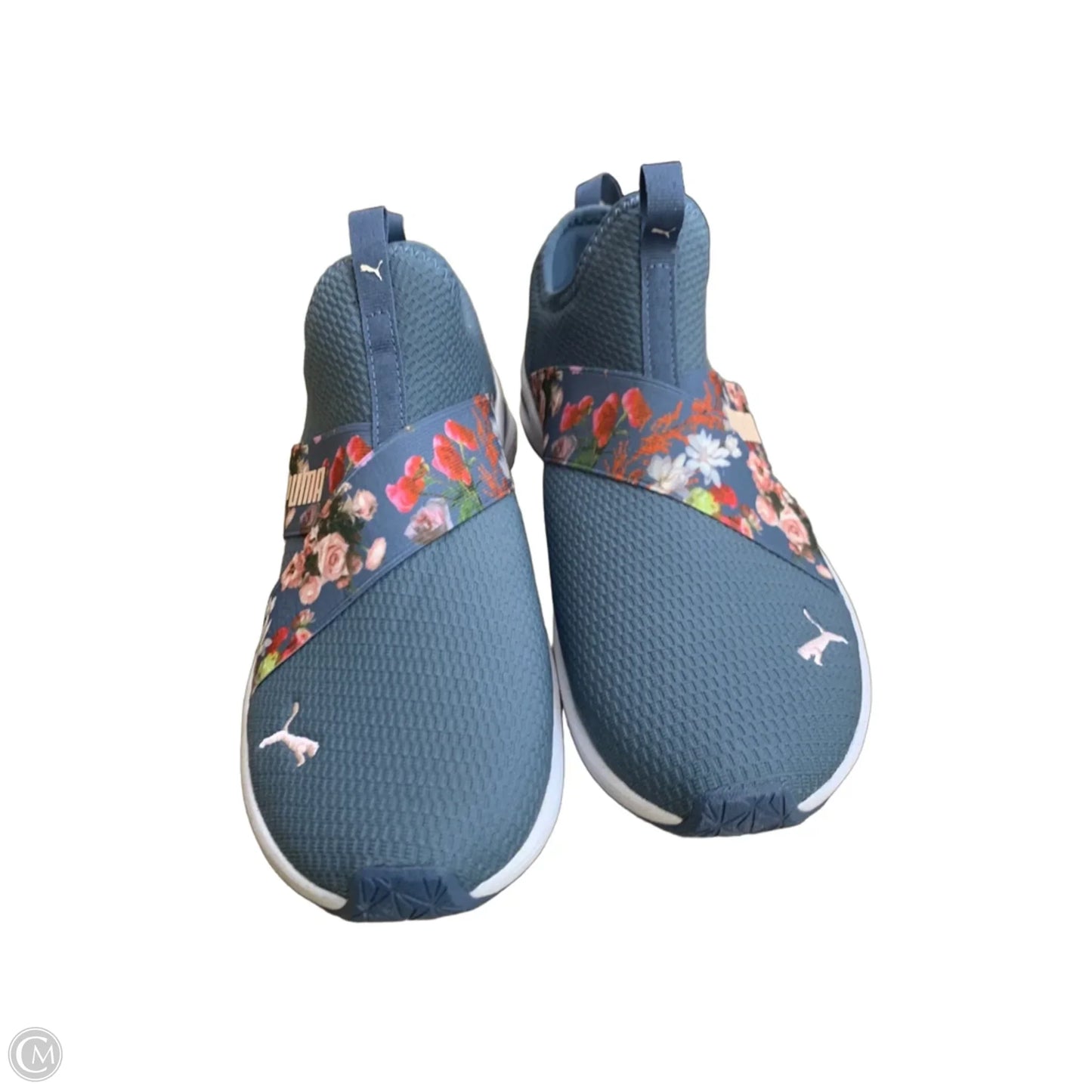 Shoes Sneakers By Puma In Blue, Size: 10
