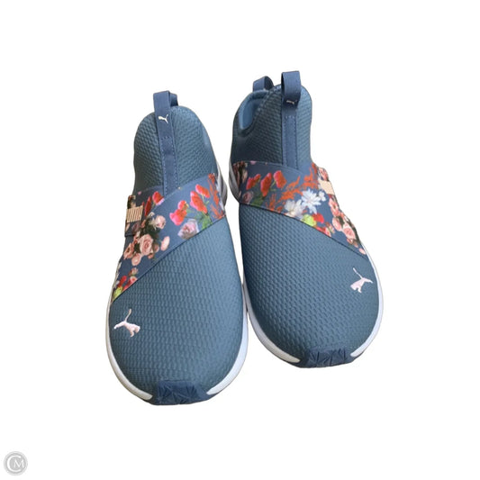Shoes Sneakers By Puma In Blue, Size: 10