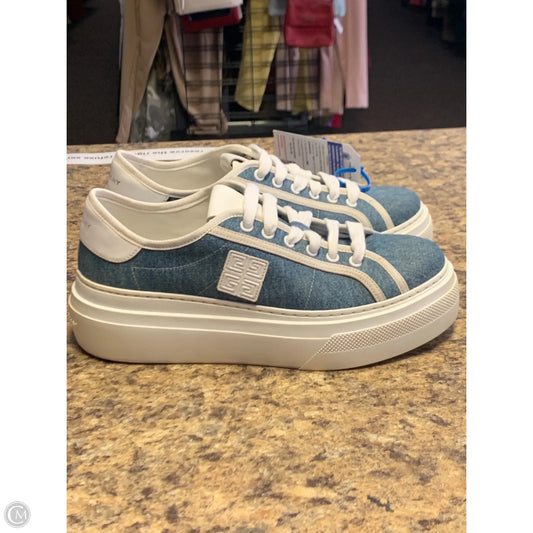 Shoes Luxury Designer By Givenchy In Blue, Size: 8.5