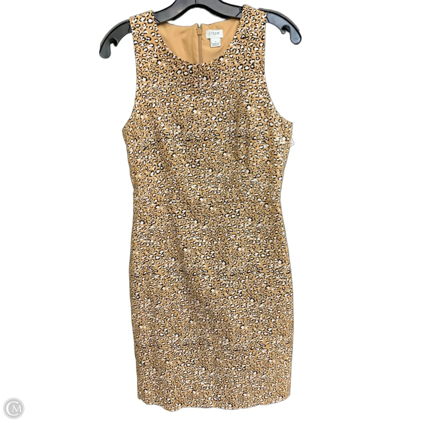 Dress Casual Midi By J. Crew In Animal Print, Size: 6