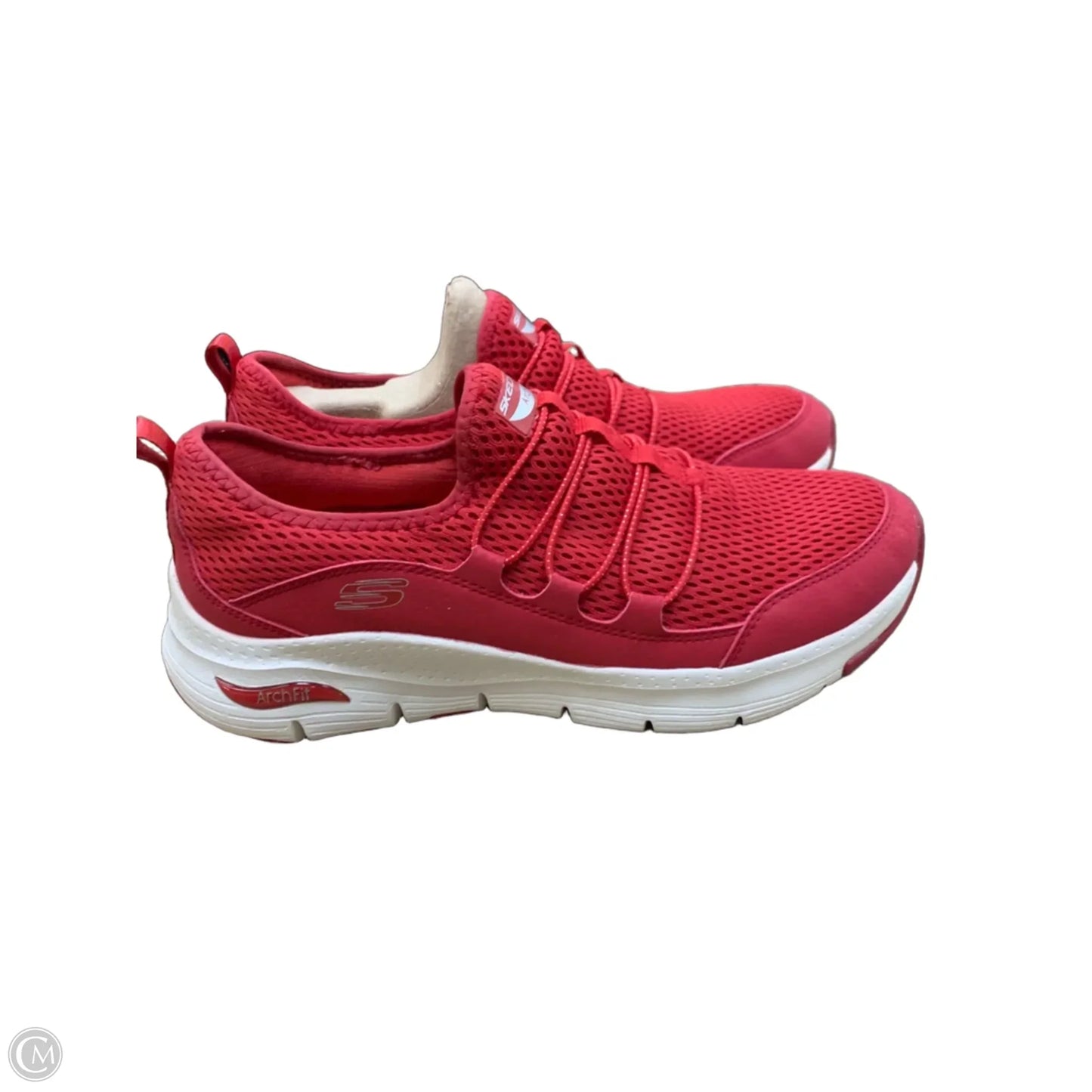 Shoes Sneakers By Skechers In Red, Size: 10