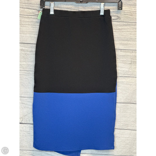 Skirt Midi By Cmf In Black & Blue, Size: Xs