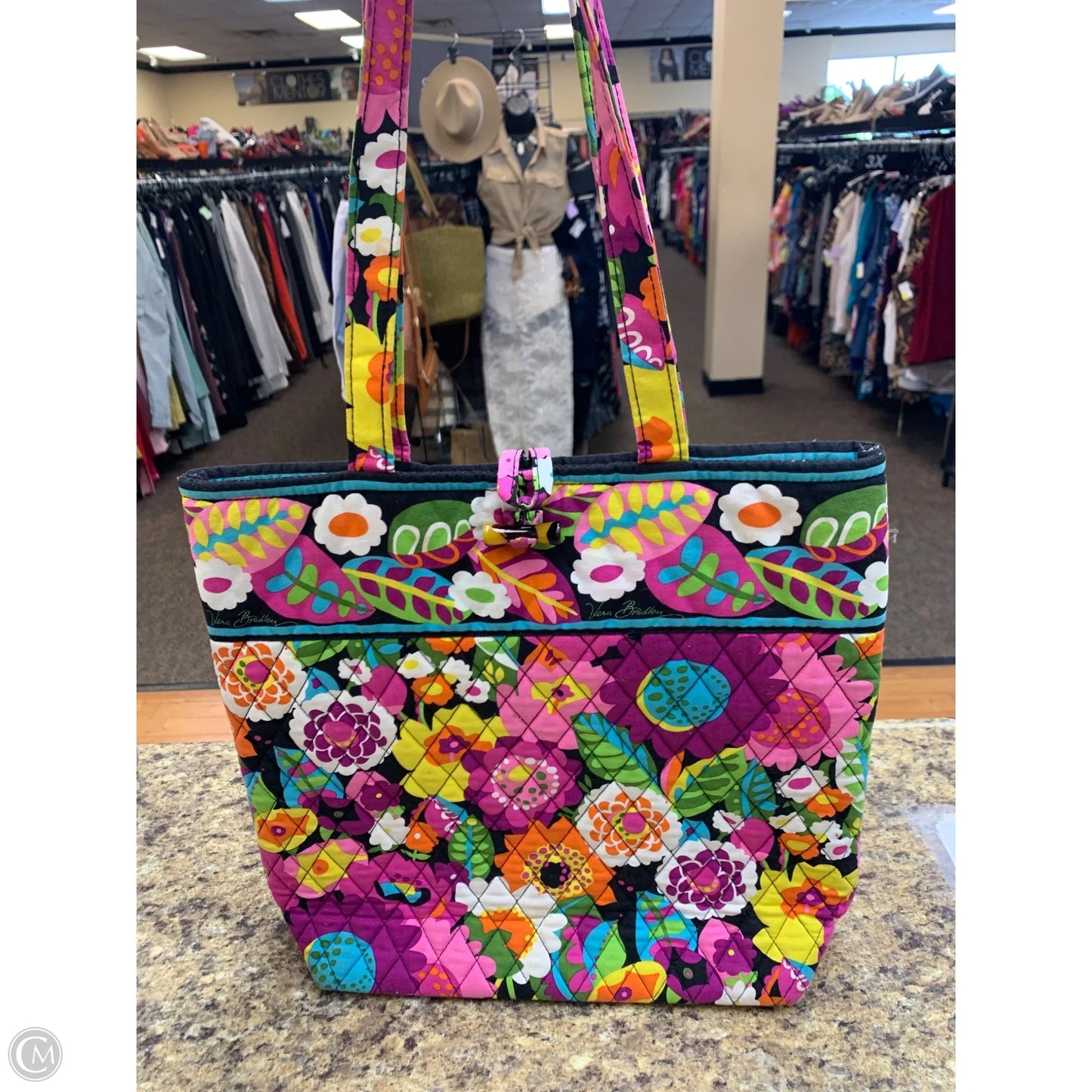 Handbag By Vera Bradley, Size: Medium