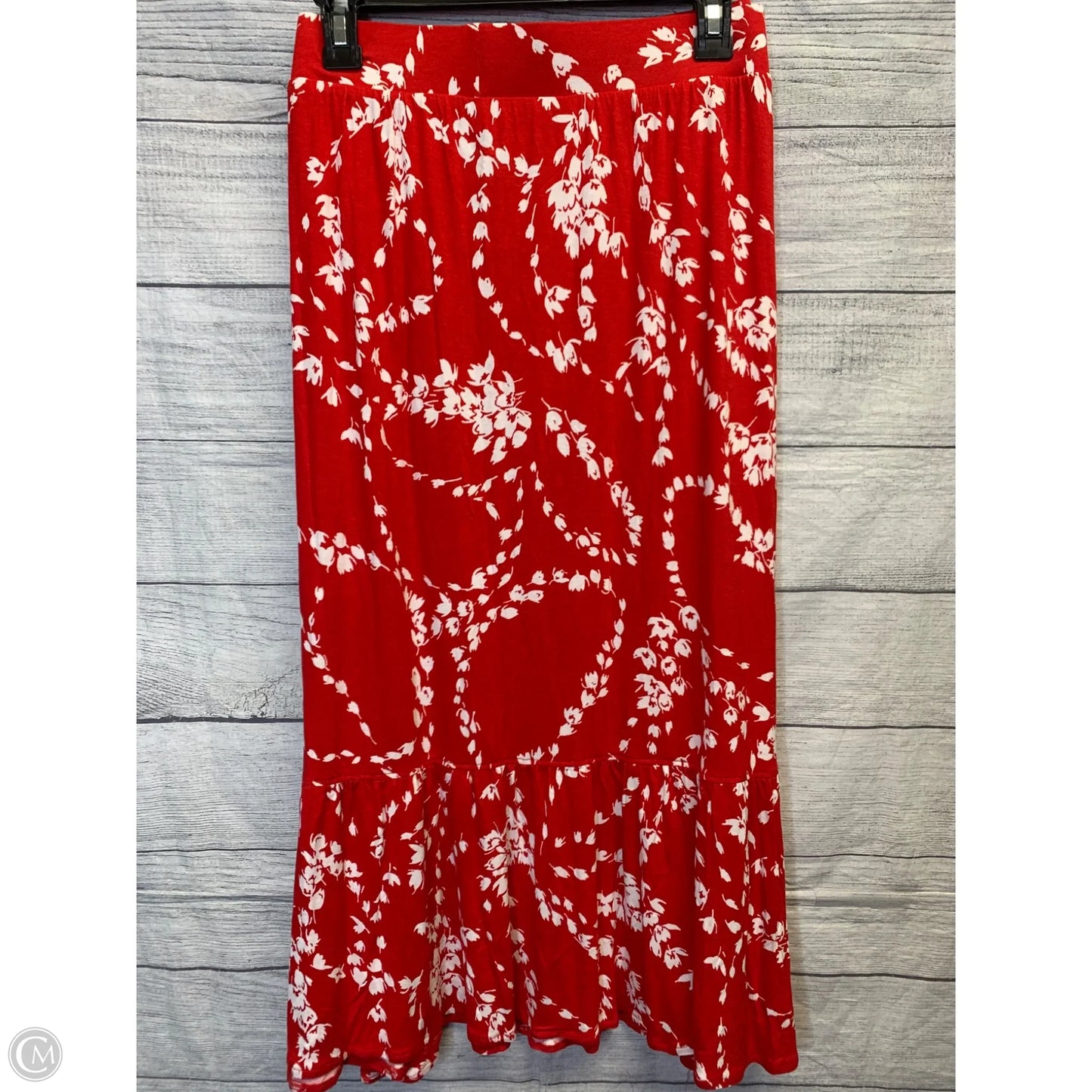 Skirt Maxi By St Johns Bay In Red & White, Size: Xxl