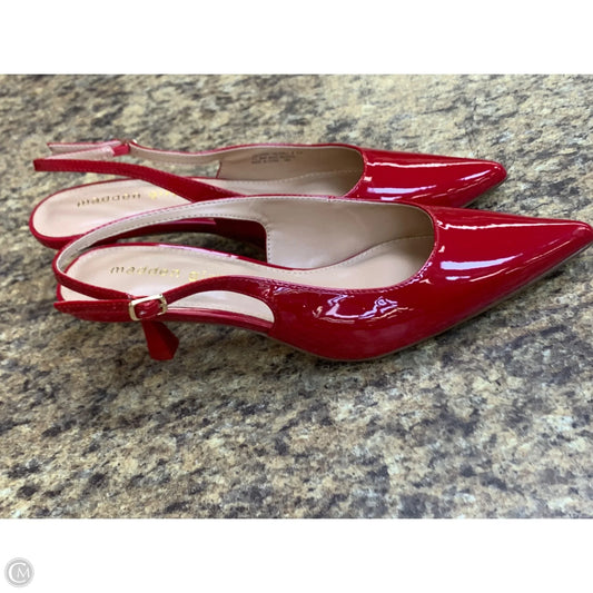 Shoes Heels Kitten By Madden Girl In Red, Size: 8.5