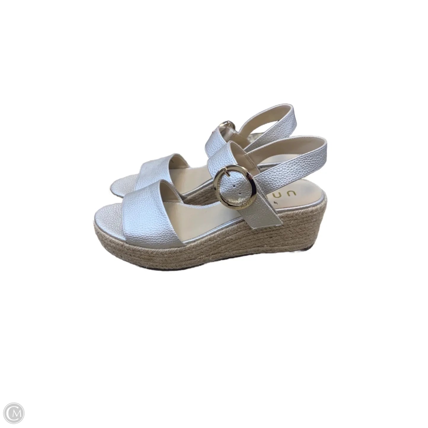 Shoes Heels Wedge By Unisa In Taupe, Size: 8.5