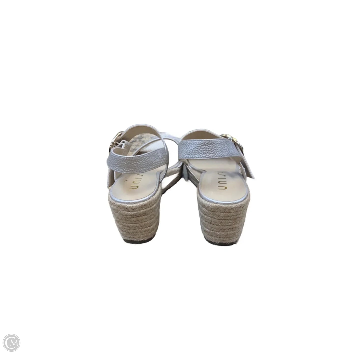 Shoes Heels Wedge By Unisa In Taupe, Size: 8.5