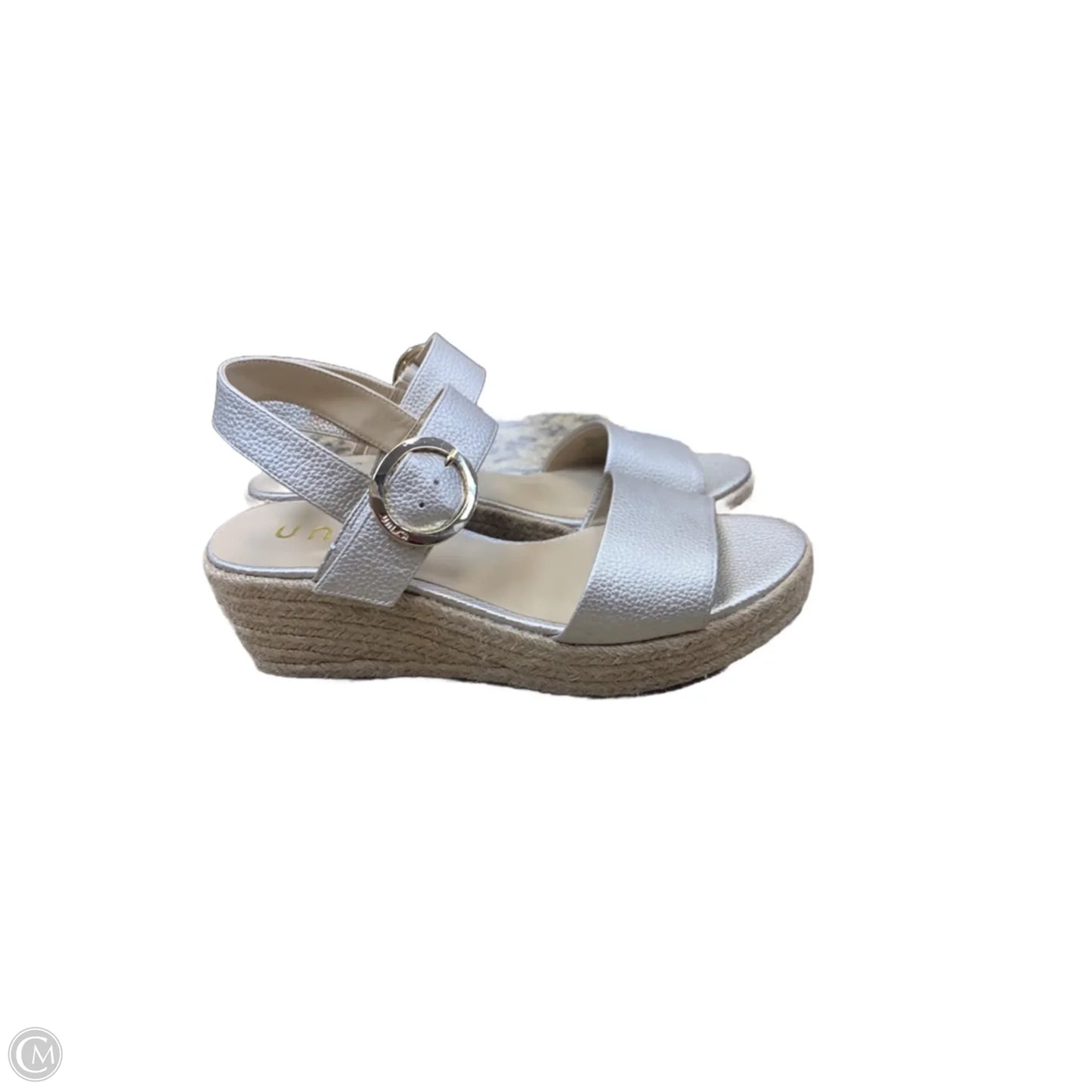Shoes Heels Wedge By Unisa In Taupe, Size: 8.5