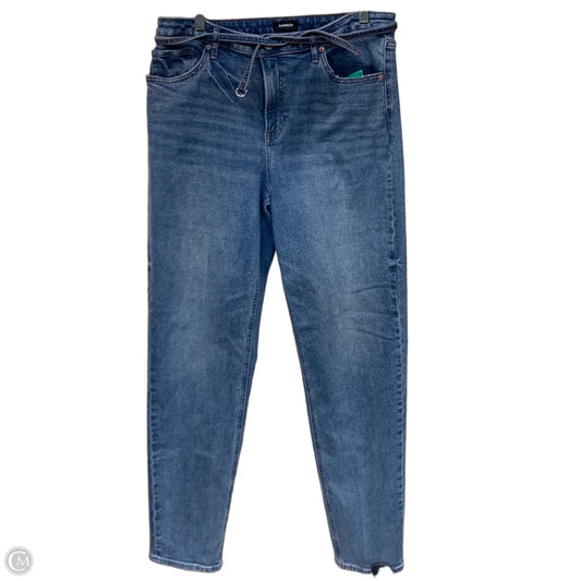 Jeans Straight By Express In Blue, Size: 10