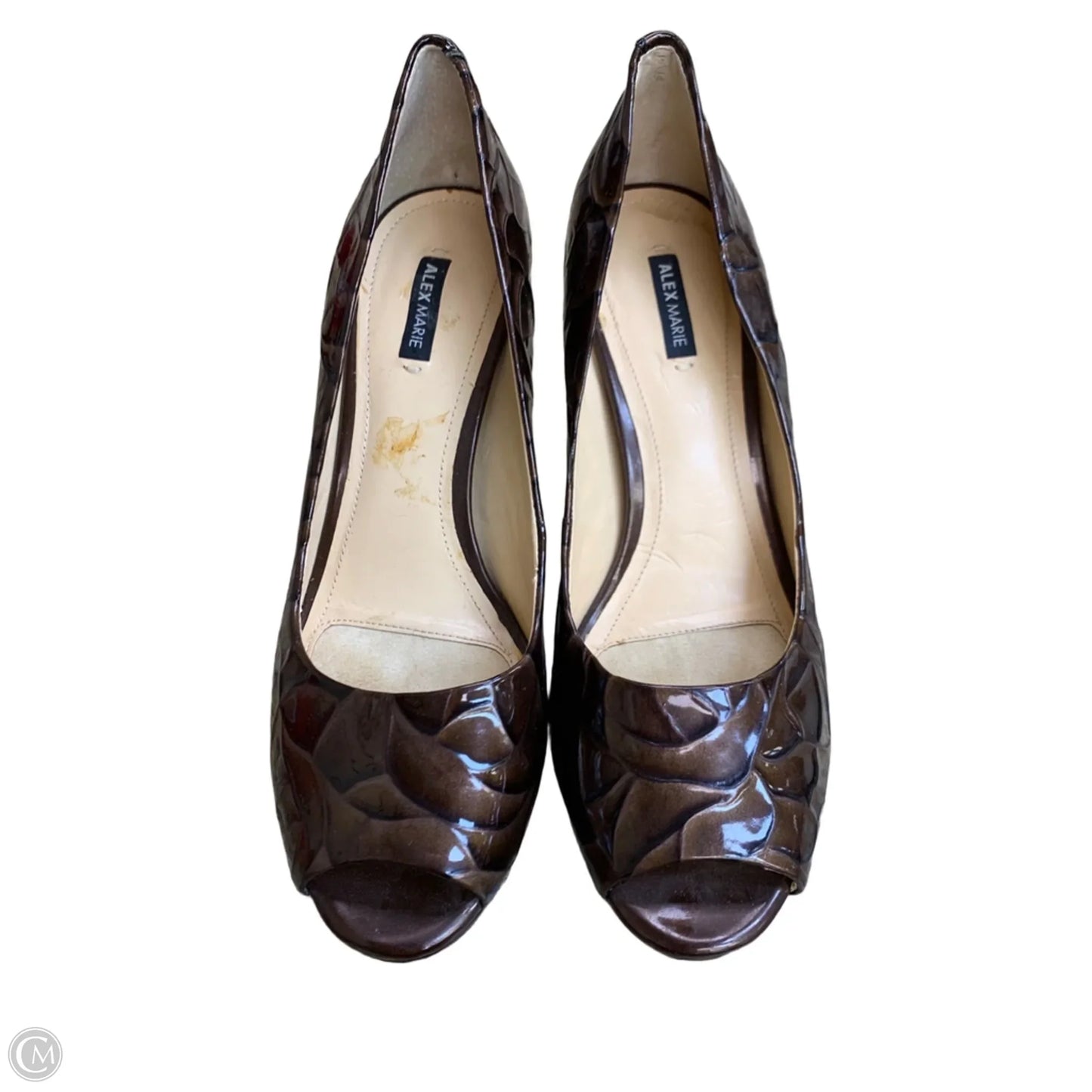 Shoes Heels Stiletto By Alex Marie In Brown, Size: 8