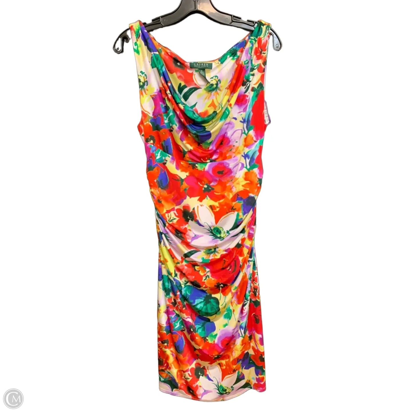 Dress Casual Maxi By Lauren By Ralph Lauren In Floral Print, Size: 12