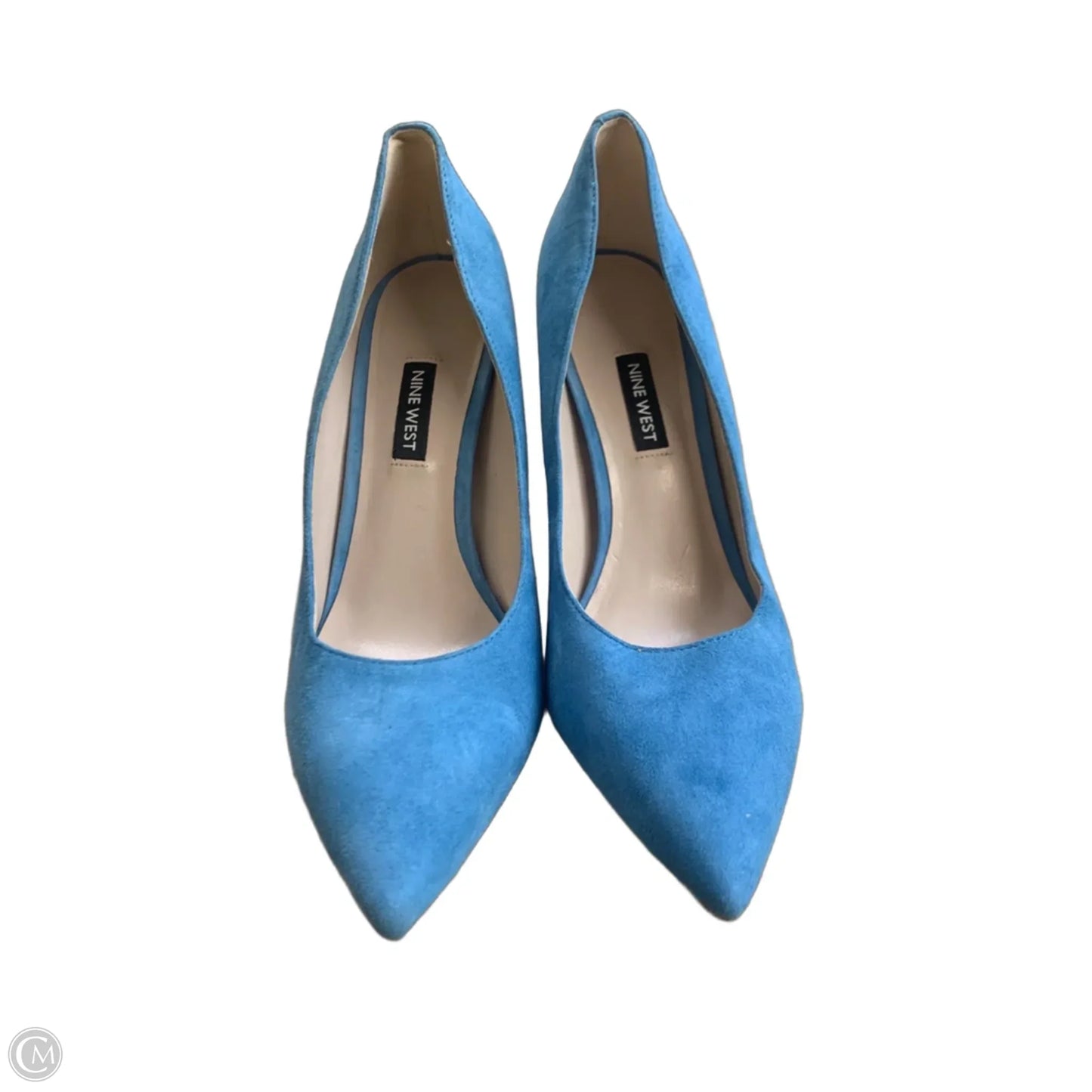 Shoes Heels Stiletto By Nine West In Blue, Size: 8